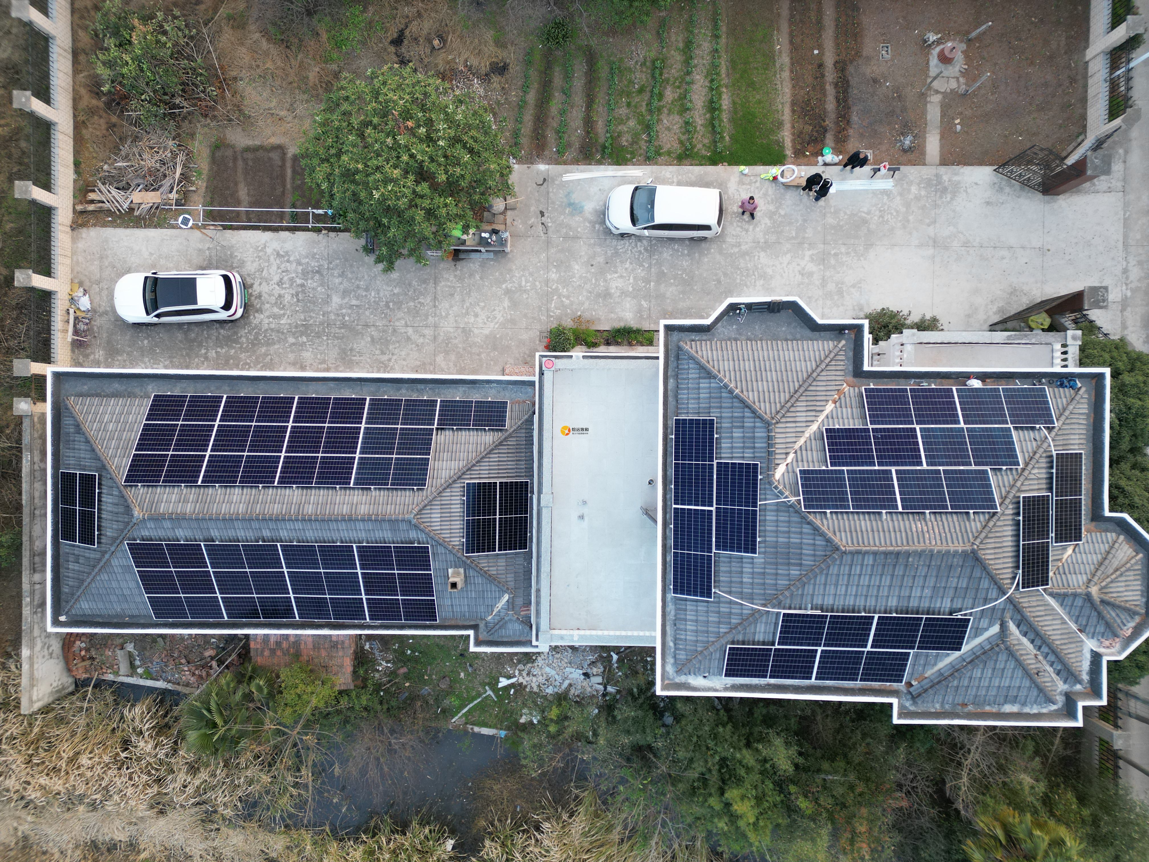 崇明永丰村28.85kwp家庭光伏绿电